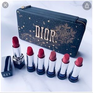 Dior Rouge lipstick Golden nights refillable lipsticks set